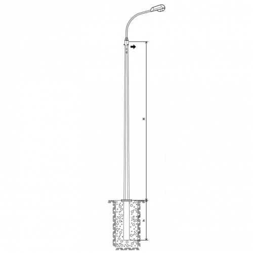 Опора МКС-12Ф-0,7